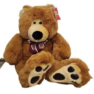 Vintage Wal-Mart TB Trading Platinum Plus Lovable Huggable Bear Plush Stuffed An